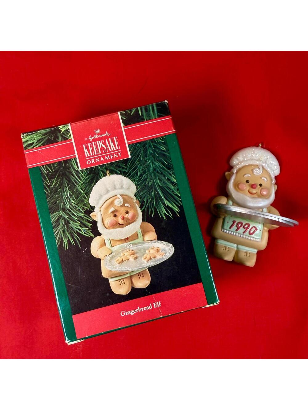 Gingerbread Elf - Hallmark Keepsake Ornament - 1990